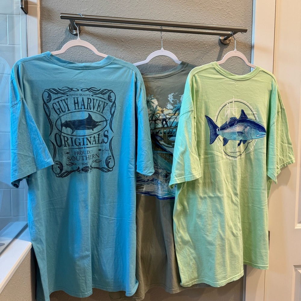 Lot of 3 Guy Harvey Shirts - Picture 2 of 8